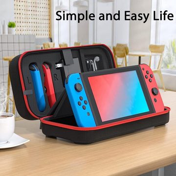 BOTC Nintendo-Schutzhülle Nintendo-Halterung für tragbare Konsolen und Zubehör, Tasche für Nintendo Switch