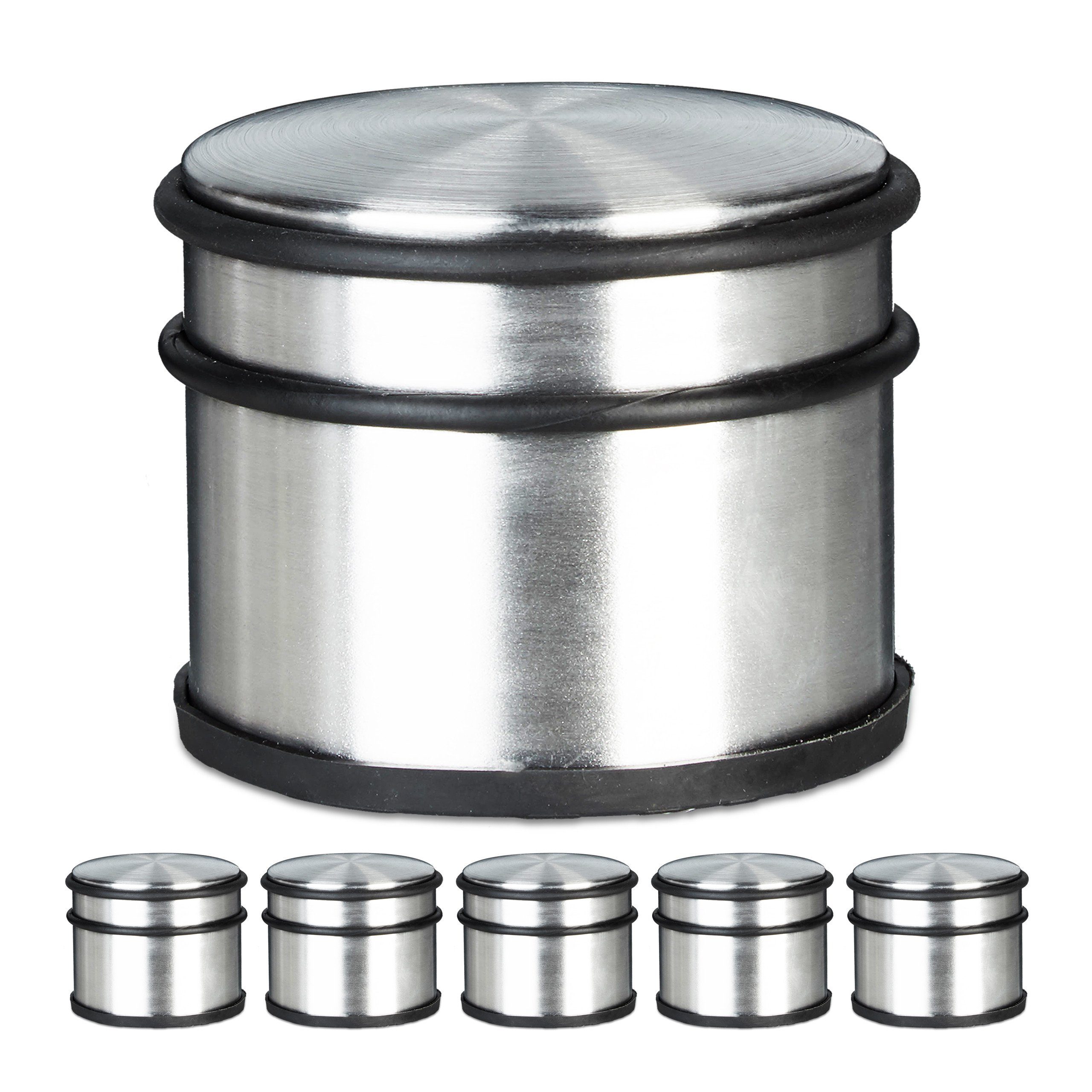 Türstopper 6 x Türstopper Edelstahl XL