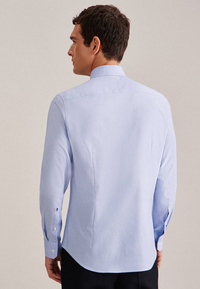 seidensticker Businesshemd Shaped Shaped Extra langer Arm Kentkragen Uni,  Kragen: New Kent