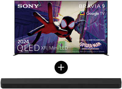 Sony K-75XR90 QLED Mini LED-Fernseher (189 cm/75 Zoll, Google TV, Smart-TV, BRAVIA 9, 4K HDR,Dolby Vision&Atmos,inkl. Bravia Theatre Bar9 Soundbar)