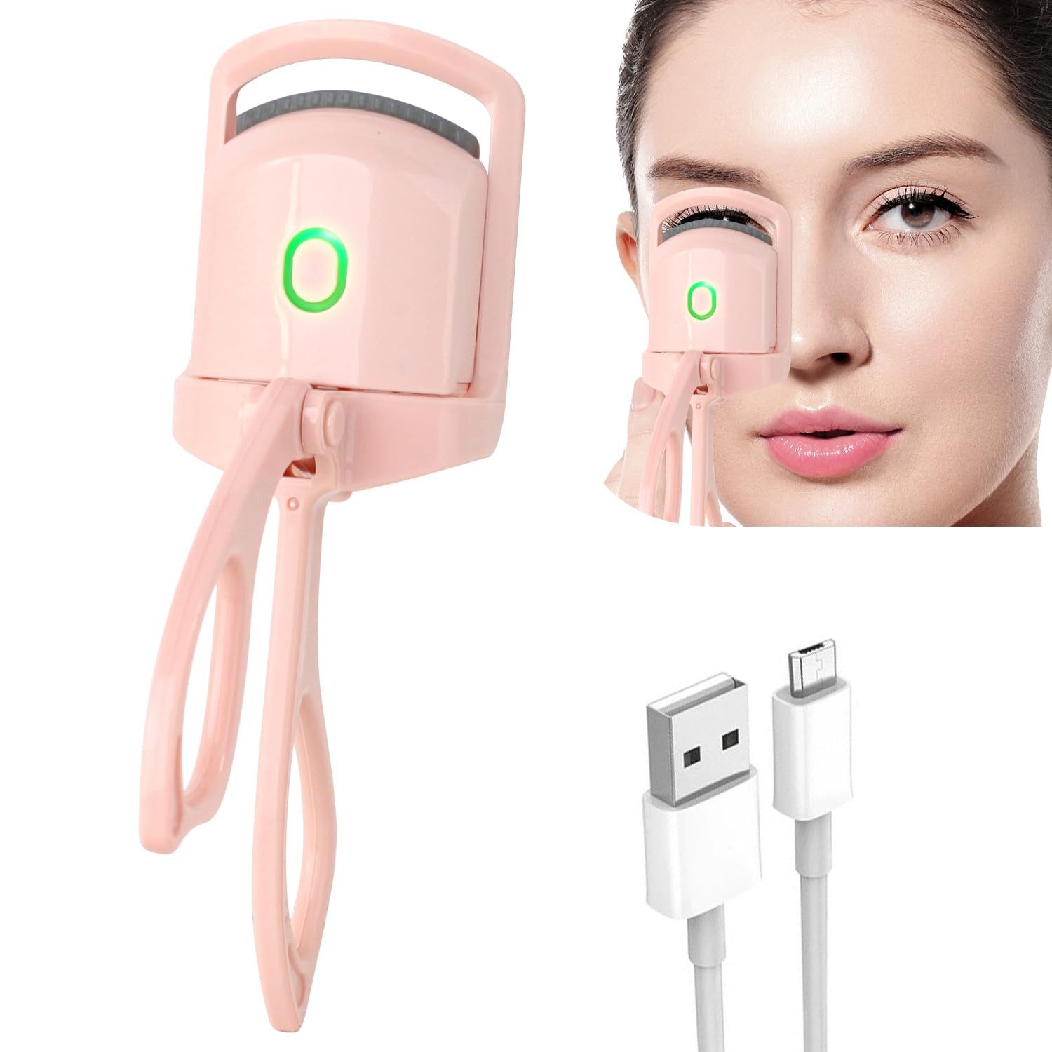 Wimpernzange Wimpernzange Elektrische Wimpernzange Beheizbare USB Wiederaufladbare