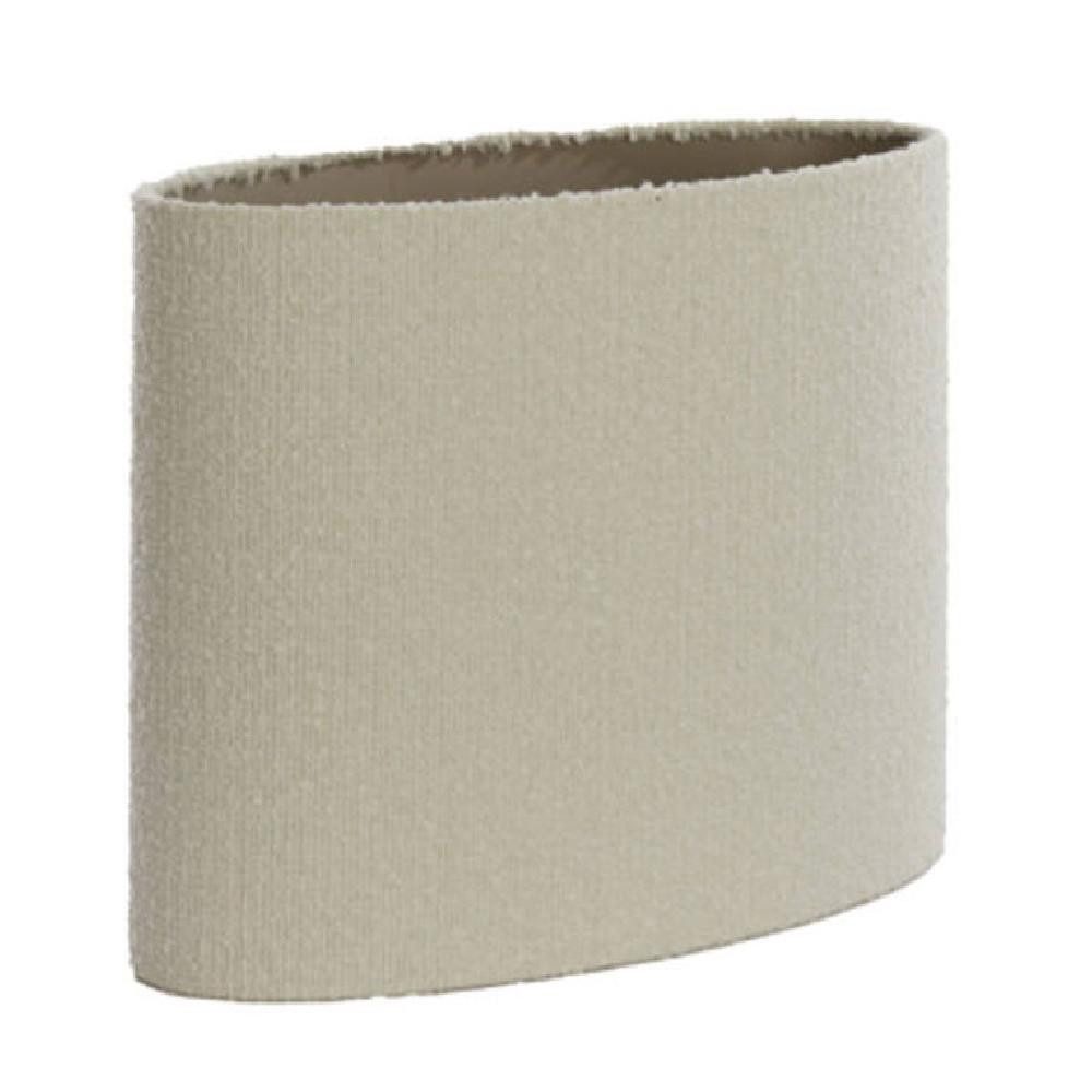 Light & Living Lampenschirm Lampenschirm Oval Bolero Weiß (45x21x32cm)