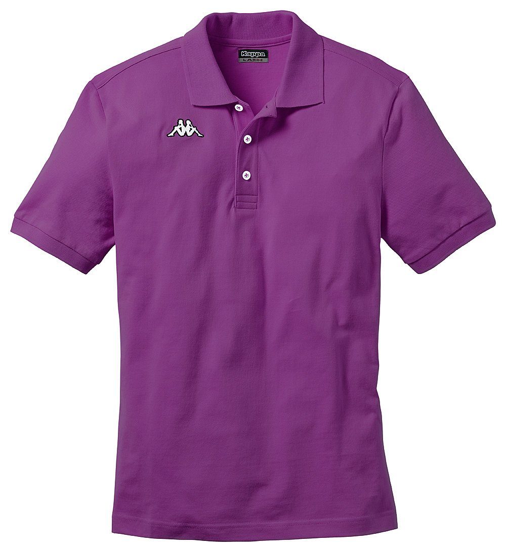 Kappa Poloshirt luftig-leichtes Gewebe aus reiner Naturfaser günstig online kaufen
