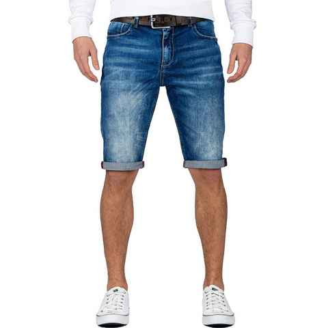 Cipo & Baxx Jeansshorts Kurze Hose BA-CK184 Casual Style gekrämpelt