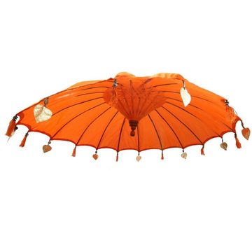 Oriental Galerie Sonnenschirm Hängender Bali-Sonnenschirm 180 cm Orange