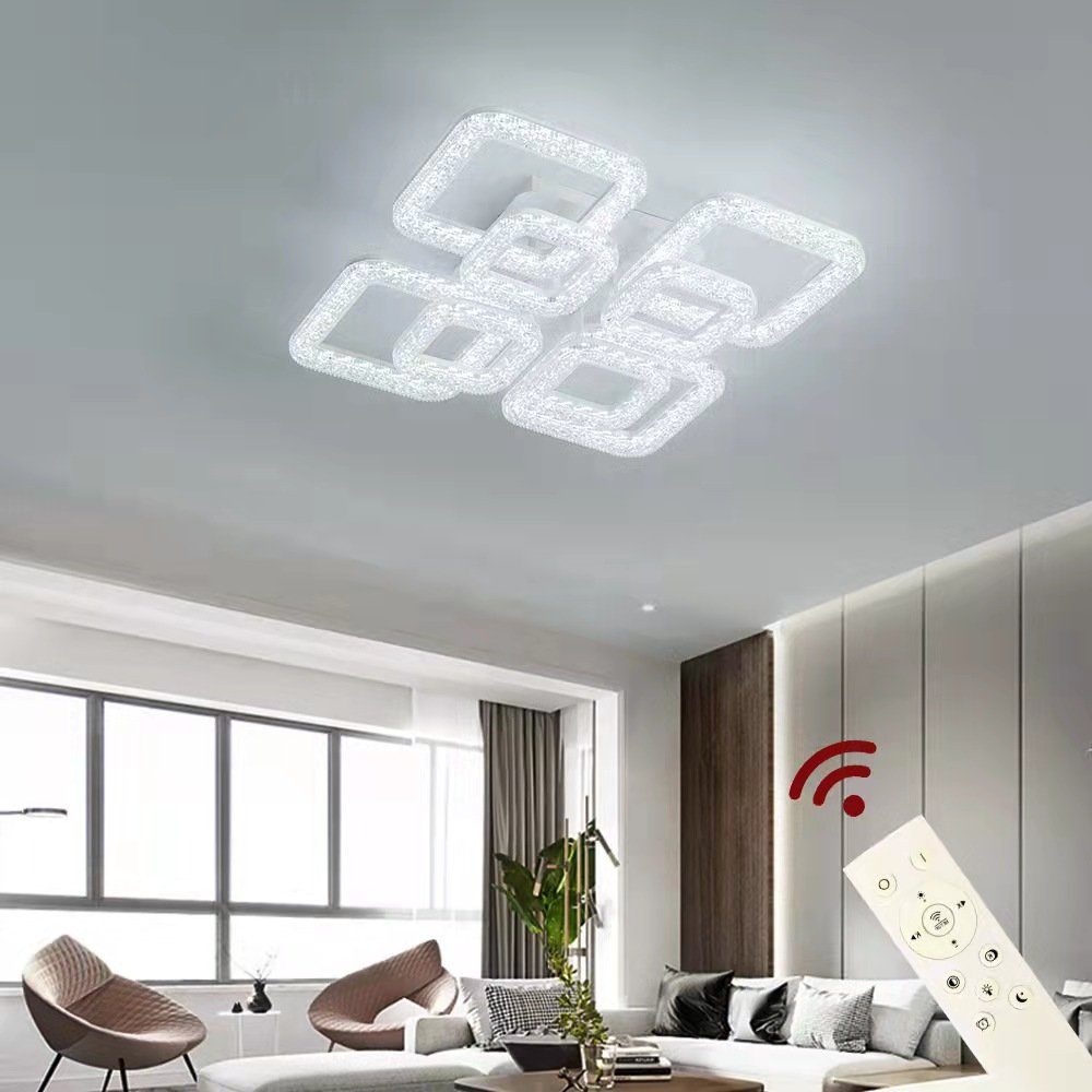 Euroton LED Deckenleuchte LED Deckenlampe Lampe Fernbedienung Lichtfarbe/He günstig online kaufen