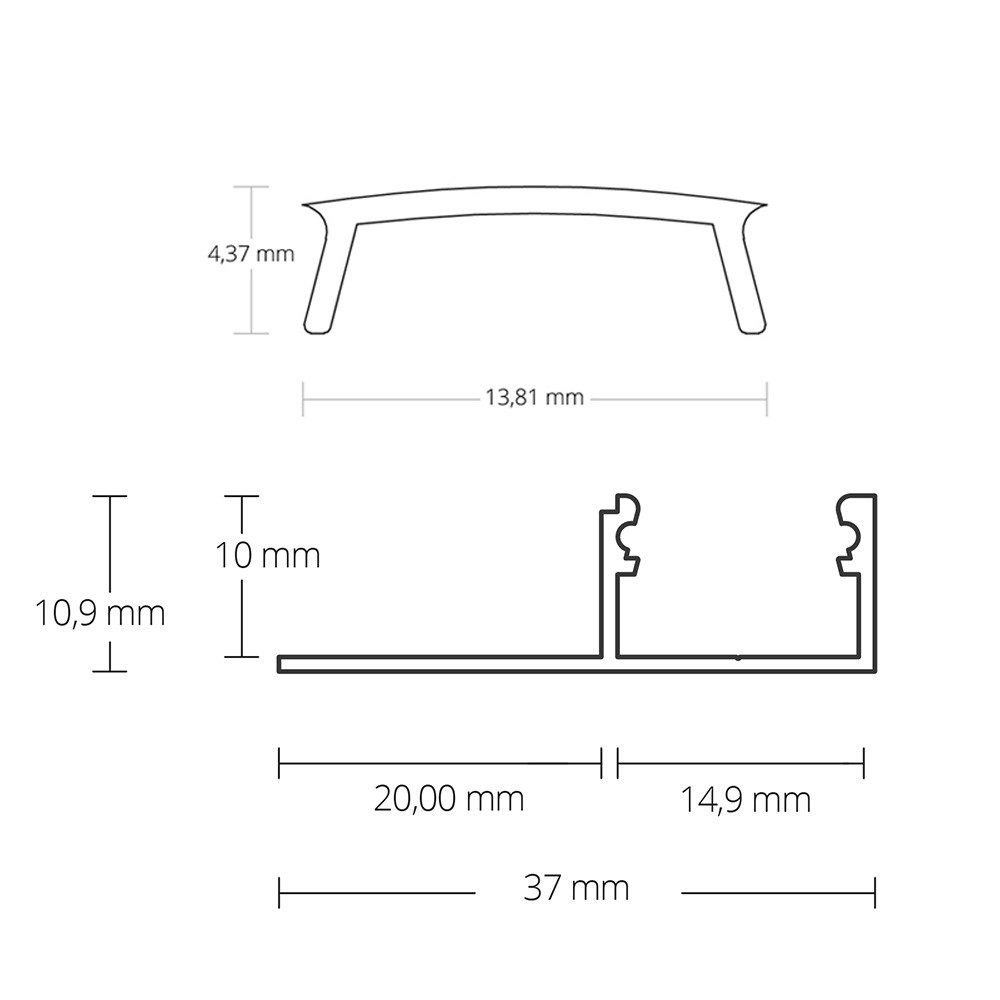 tktrading24 LED-Stripe-Profil GX-FP2 LED Alu Fliesenprofil günstig online kaufen