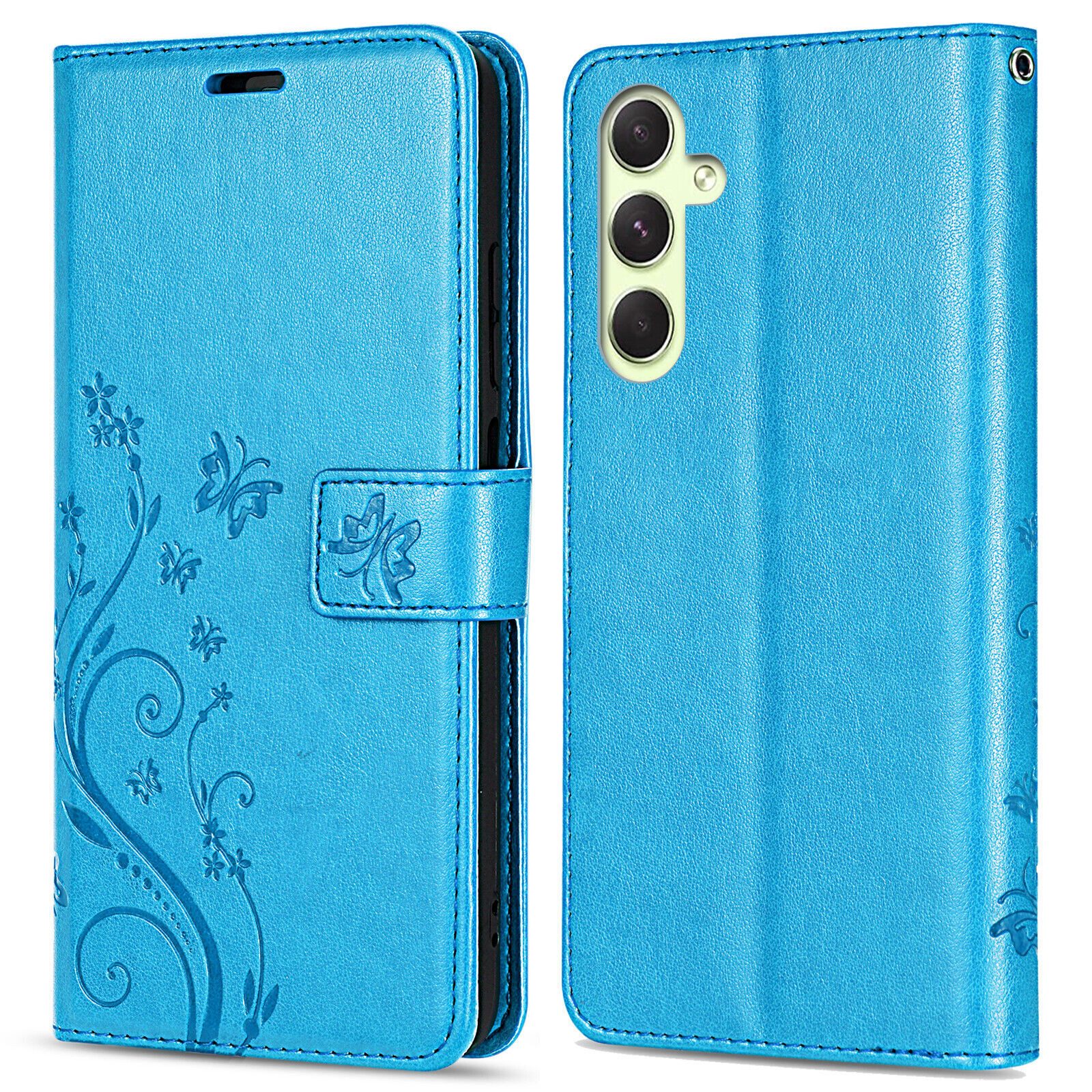 betterfon Handyhülle Handytasche für Samsung Galaxy A34 5G Klapphülle, Bookstyle-Hülle: Magnetverschluss 3 Kartenfächer & Standfunktion
