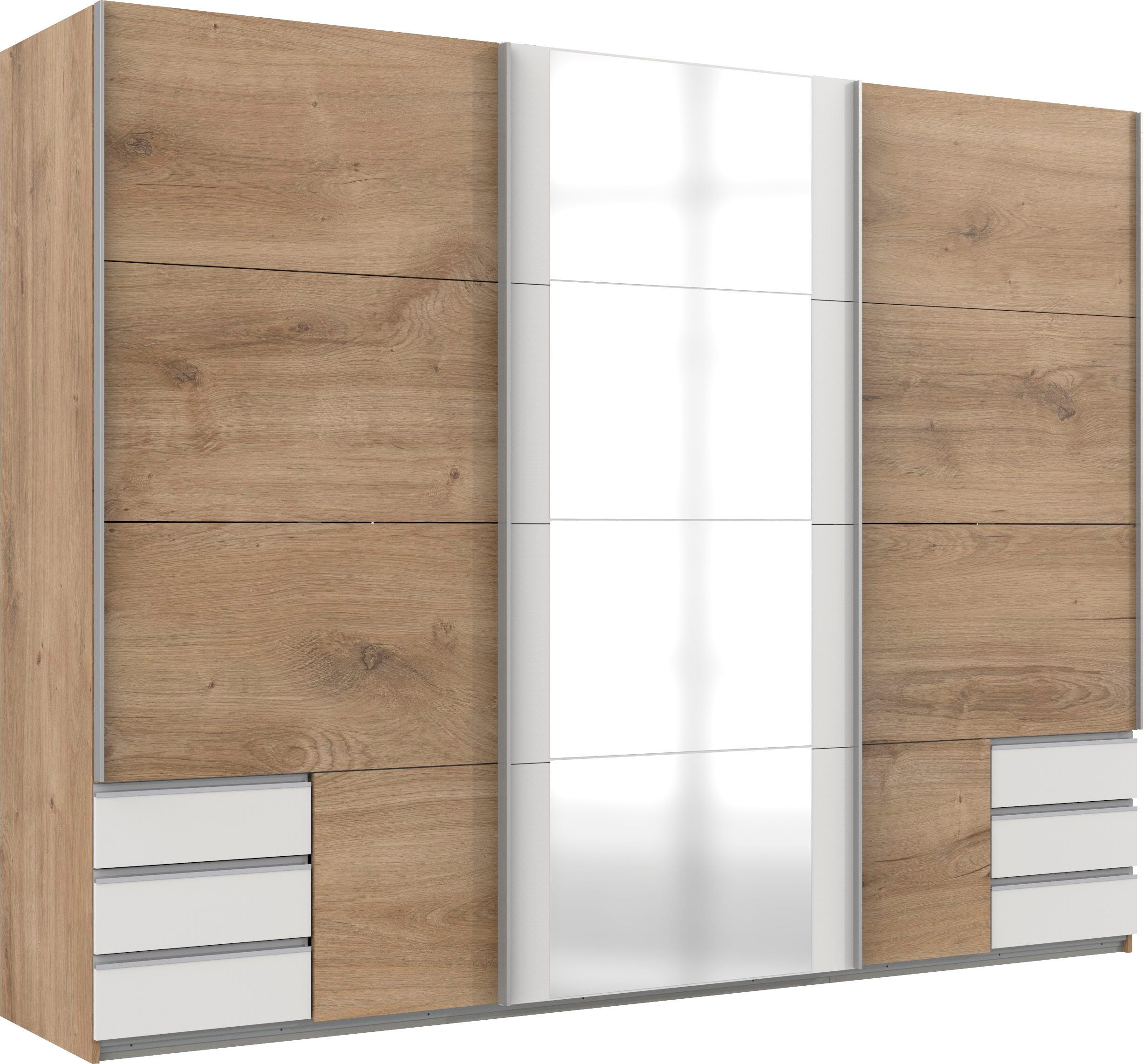 Wimex Schwebetürenschrank Emden moderner Kleiderschrank mit Spiegel und Sch günstig online kaufen