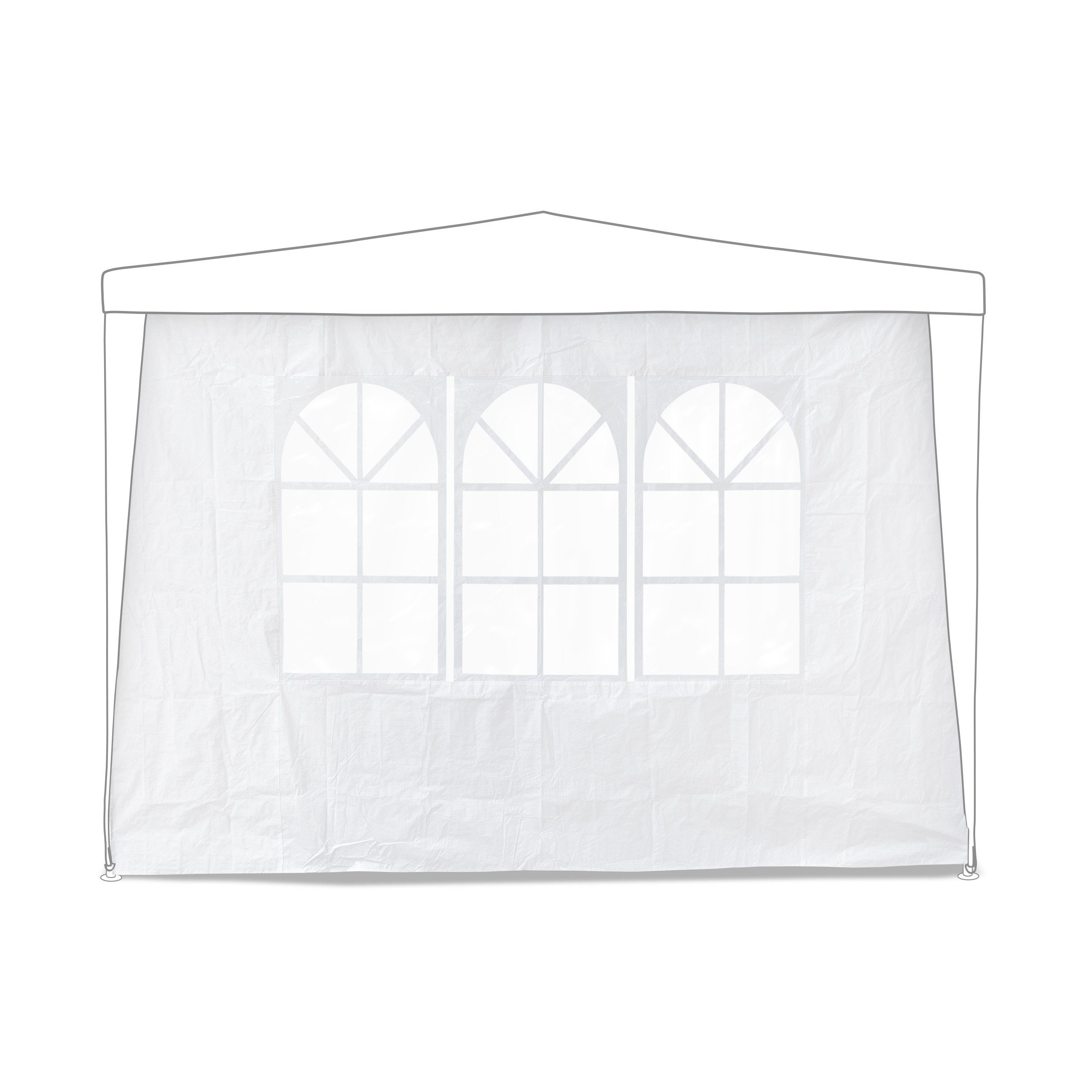 relaxdays Pavillonseitenteil Pavillon-Seitenteile 2er Set, 290x190 günstig online kaufen