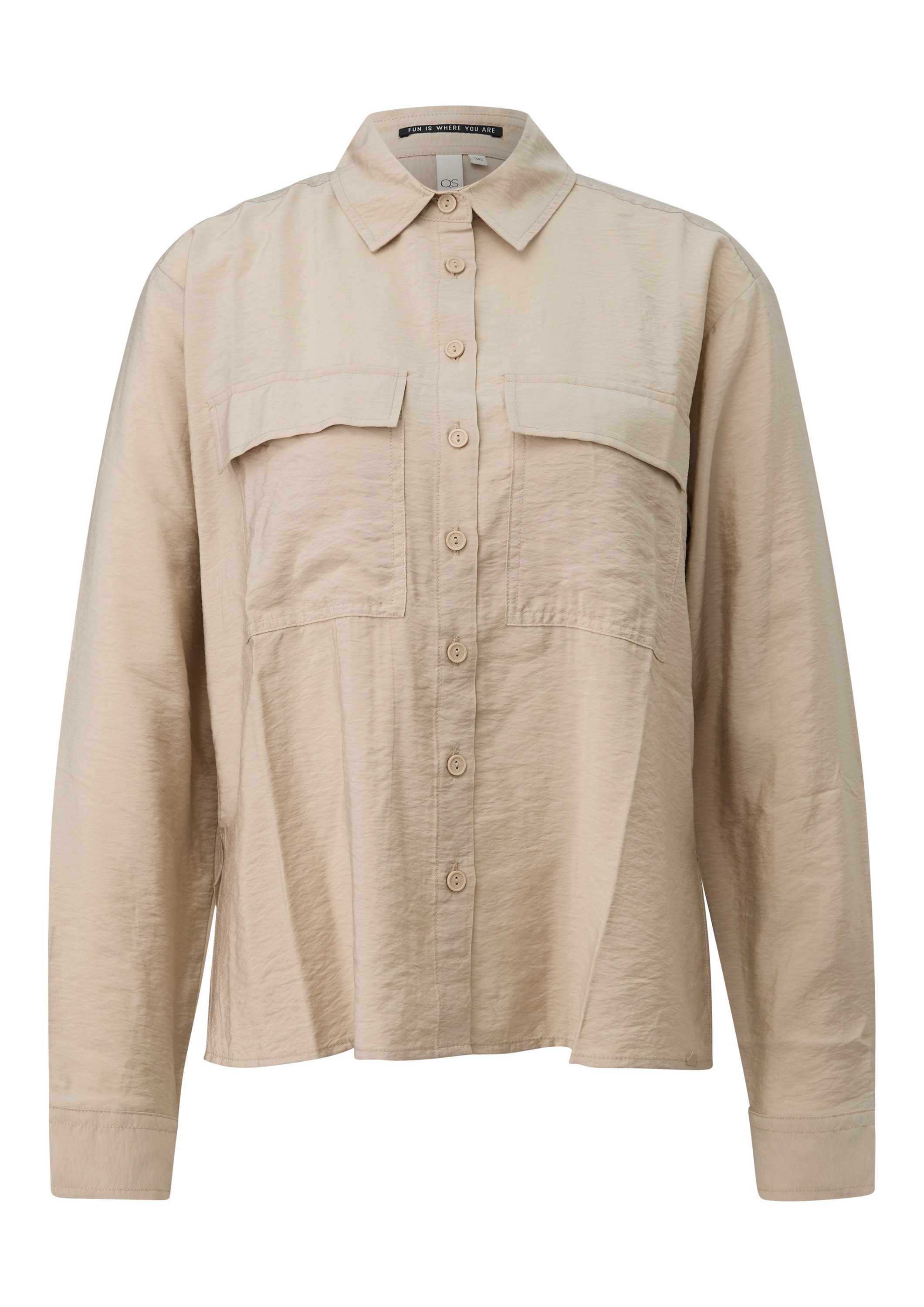 QS Langarmbluse Bluse (1-tlg) günstig online kaufen