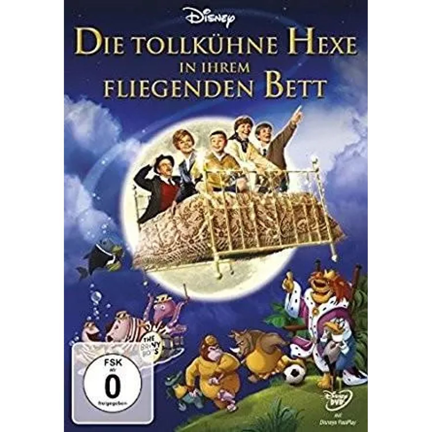 Walt Disney DVD Die tollkühne Hexe in ihrem fliegenden Bett