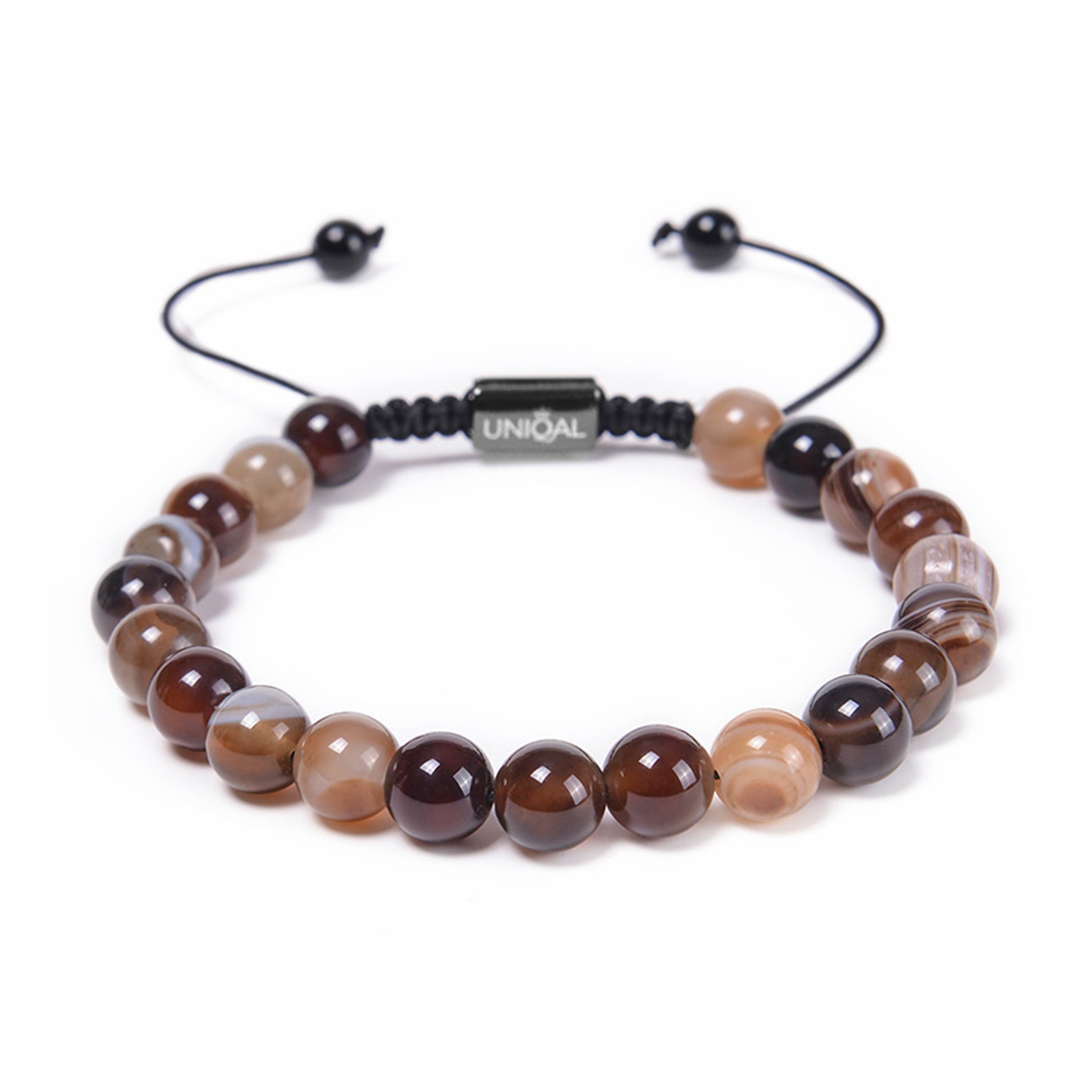 UNIQAL.de Perlenarmband Premium Naturstein & Heilstein Schmuck, Unisex Perl günstig online kaufen