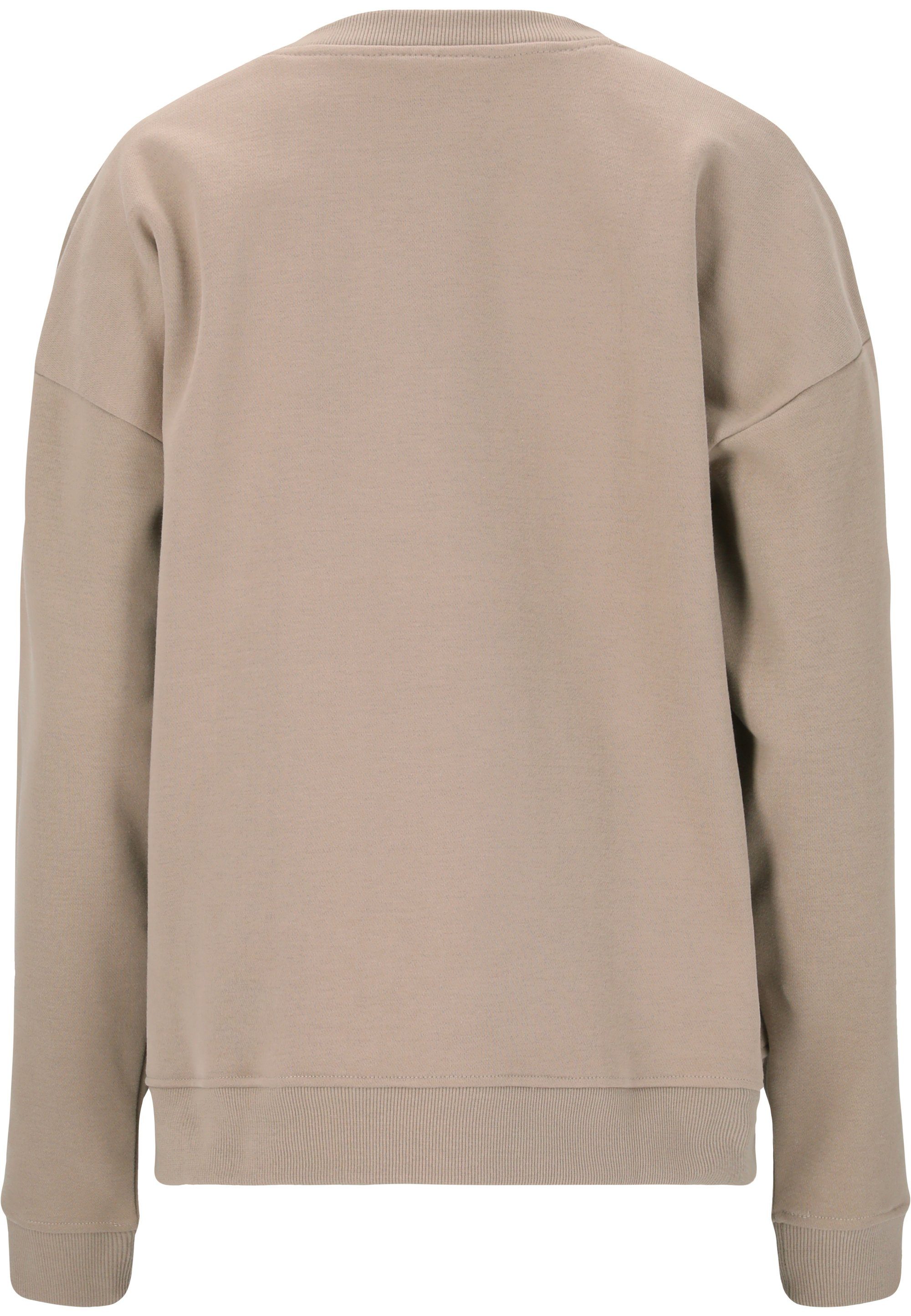 ATHLECIA Sweatshirt Lia sand Oversized-Schnitt lässigen im