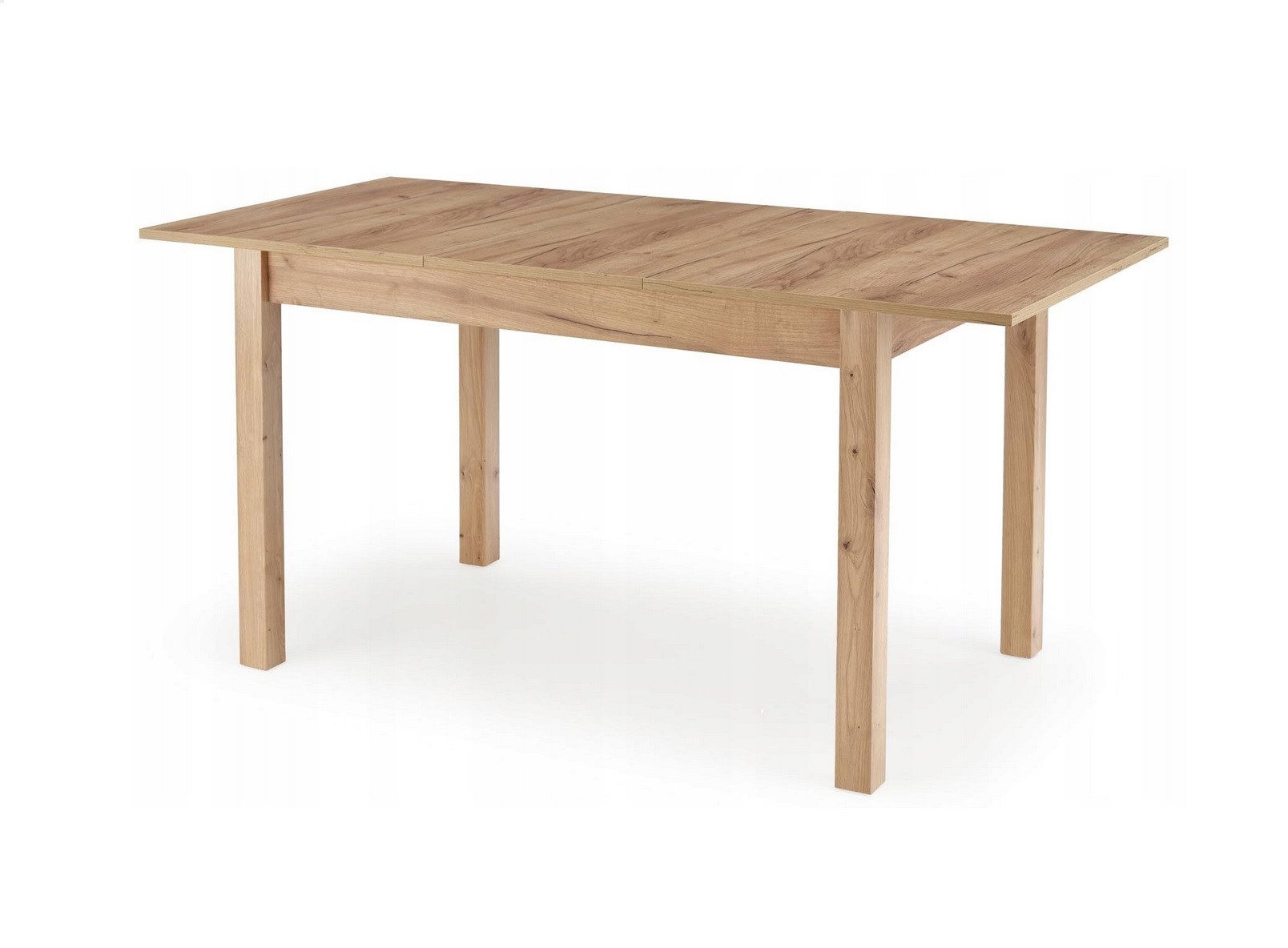 designimpex Esstisch Design HAM-111 Tisch Eiche Gold craft ausziehbar 118 bis 158 cm