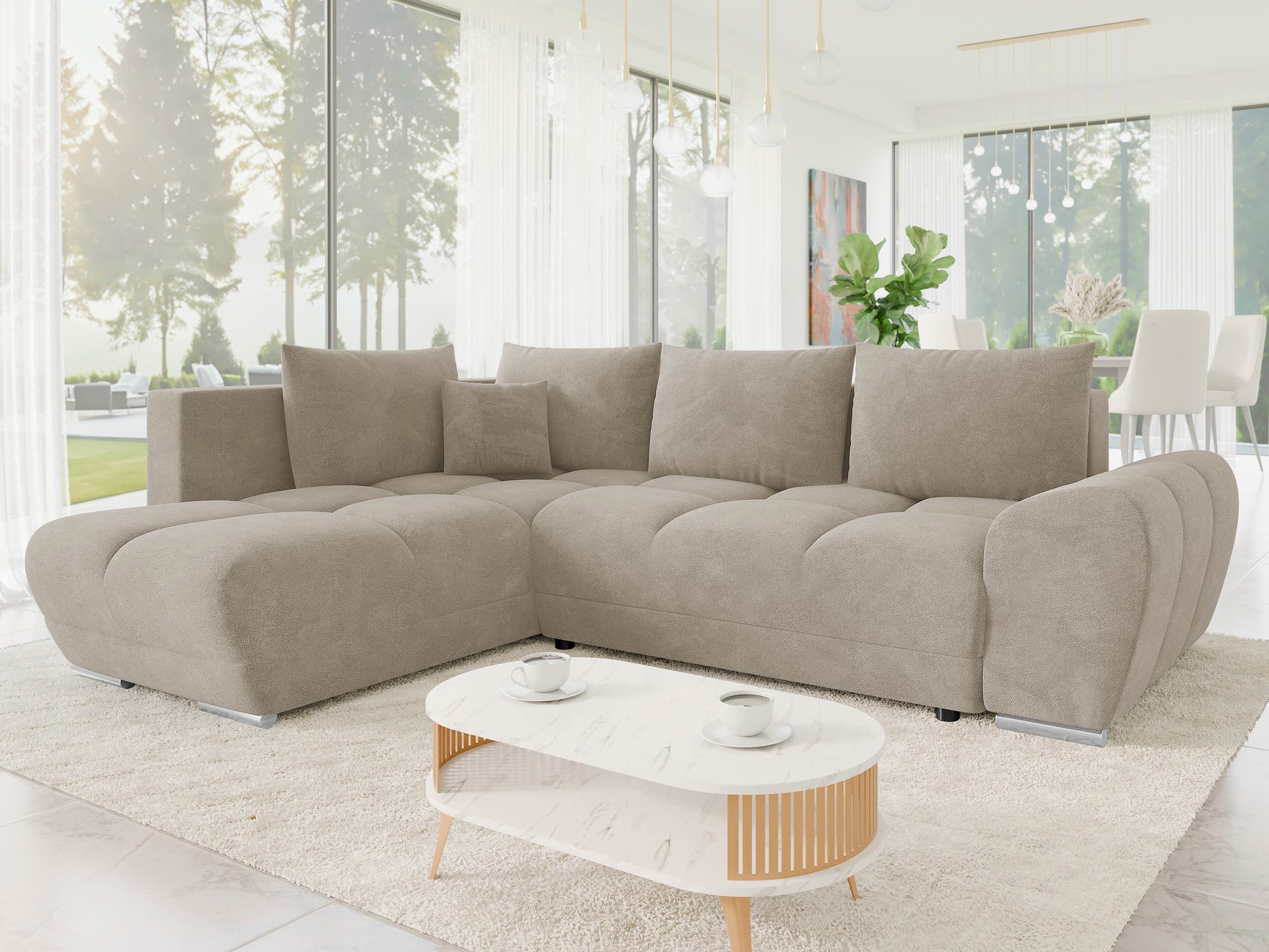 MIRJAN24 Ecksofa Forest, mit Schlaffunktion und günstig online kaufen