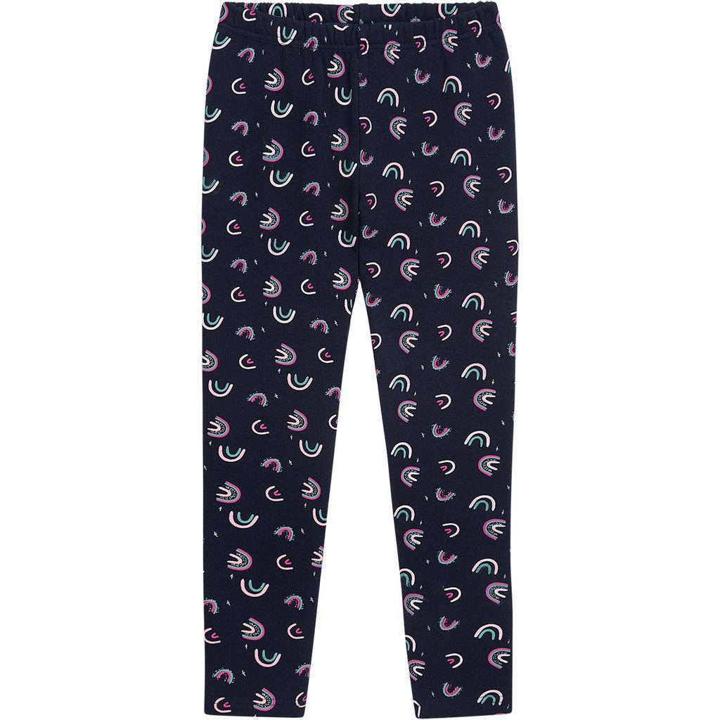 DANAMADE Leggings Leggings (1-tlg) DANAMADE Thermo Leggings für Mädchen mit Regenbogen-Print
