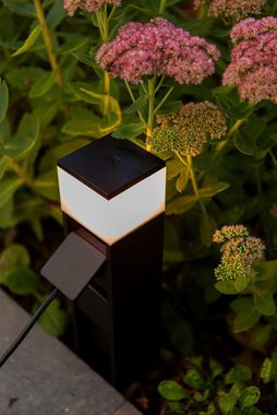 LUTEC Smarte LED-Leuchte MAINS, LED fest integriert, Smart-Home