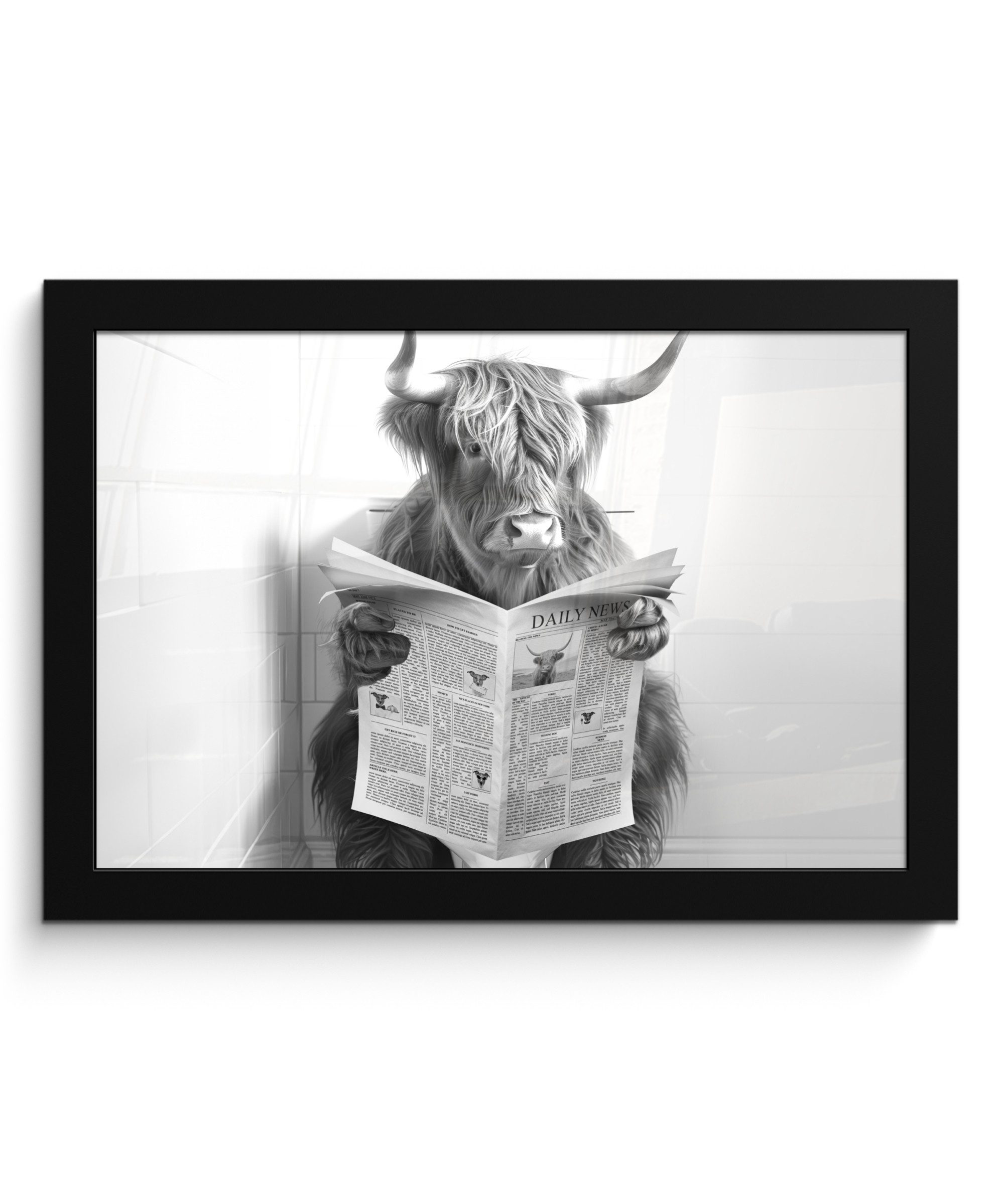 MuchoWow Poster Scottish Highlander - Tier günstig online kaufen