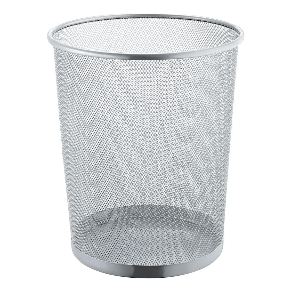 HELIT Papierkorb the circle network, 15 Liter, Stahl mit Lochmuster