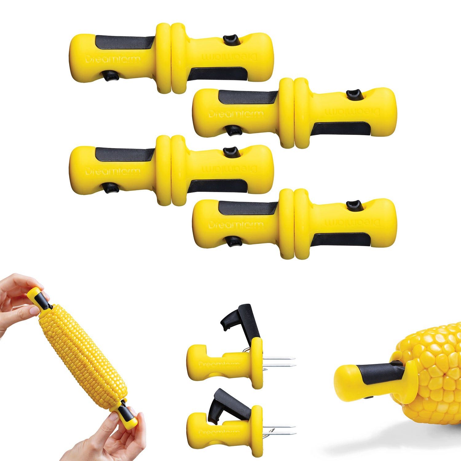 Dreamfarm Maiskolbenhalter DREAMFARM - Lockorns - 4er Set