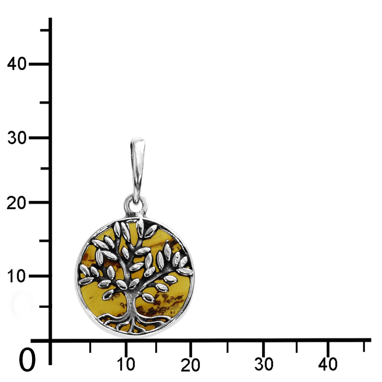 OSTSEE-SCHMUCK Kettenanhänger Ostsee-Schmuck Anhänger Lebensbaum 17 mm (1-t günstig online kaufen