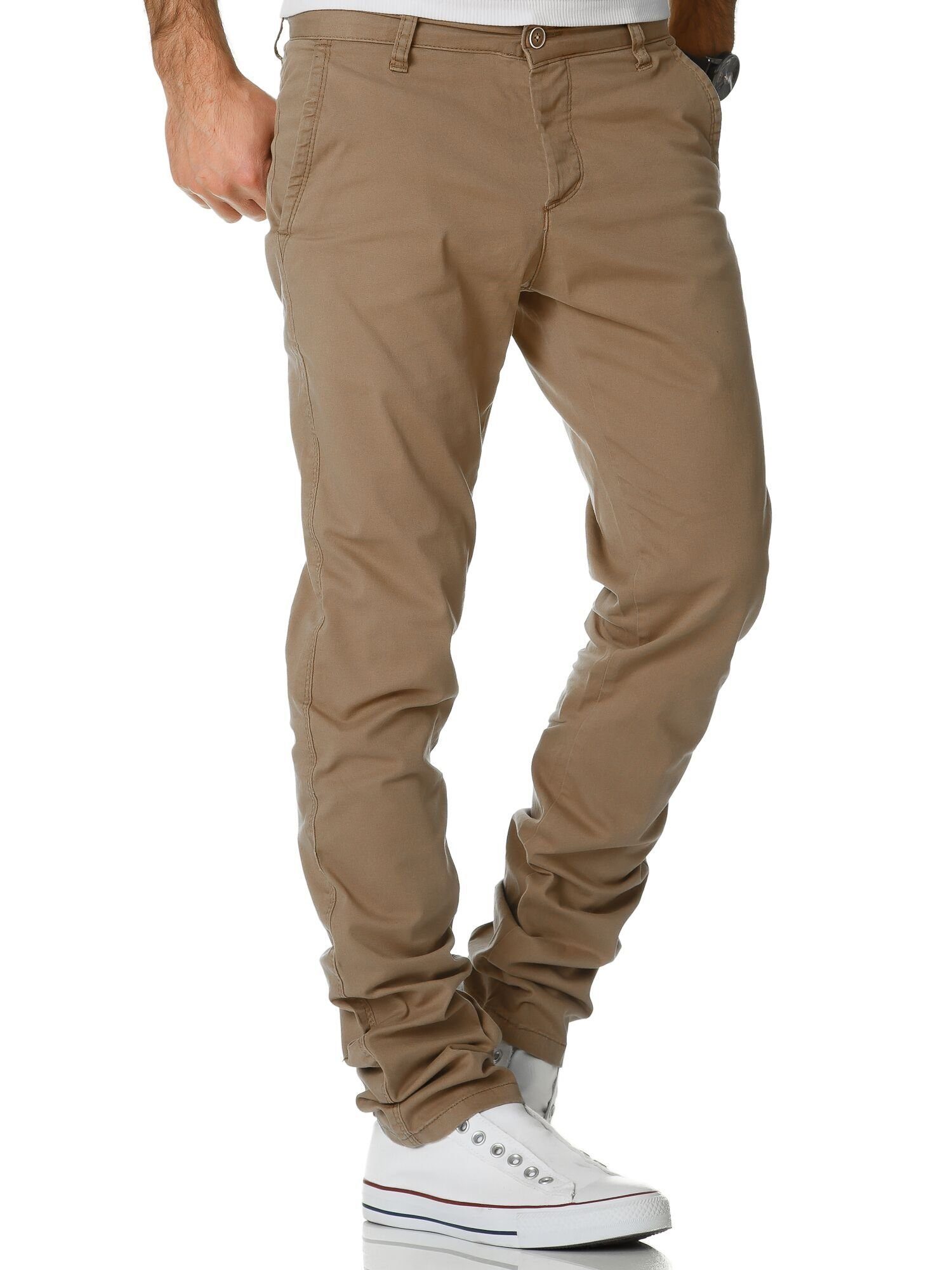 Amaci&Sons Chinohose WASHINGTON Slim Fit Chino mit Stretch Herren Regular Slim Stretch Chino Hose Fit