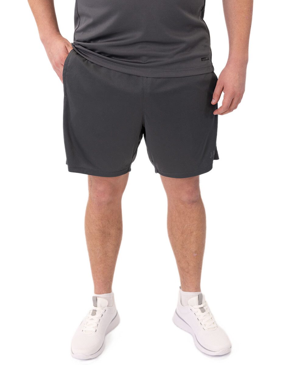 Trainingshose Short Power (Polyester-Interlock, elastisch, strapazierfähig) kurz