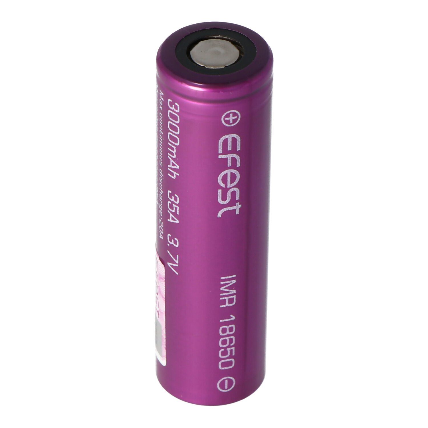 EFEST Efest Purple IMR 18650 3000mAh 3,6V - 3,7V min. 2900mAh typ. 3000mAh Akku 3000 mAh (3,7 V)