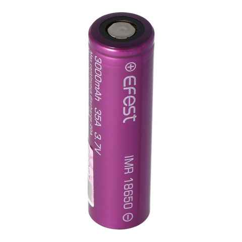 EFEST Efest Purple IMR 18650 3000mAh 3,6V - 3,7V min. 2900mAh typ. 3000mAh Akku 2900 mAh (3,6 V)