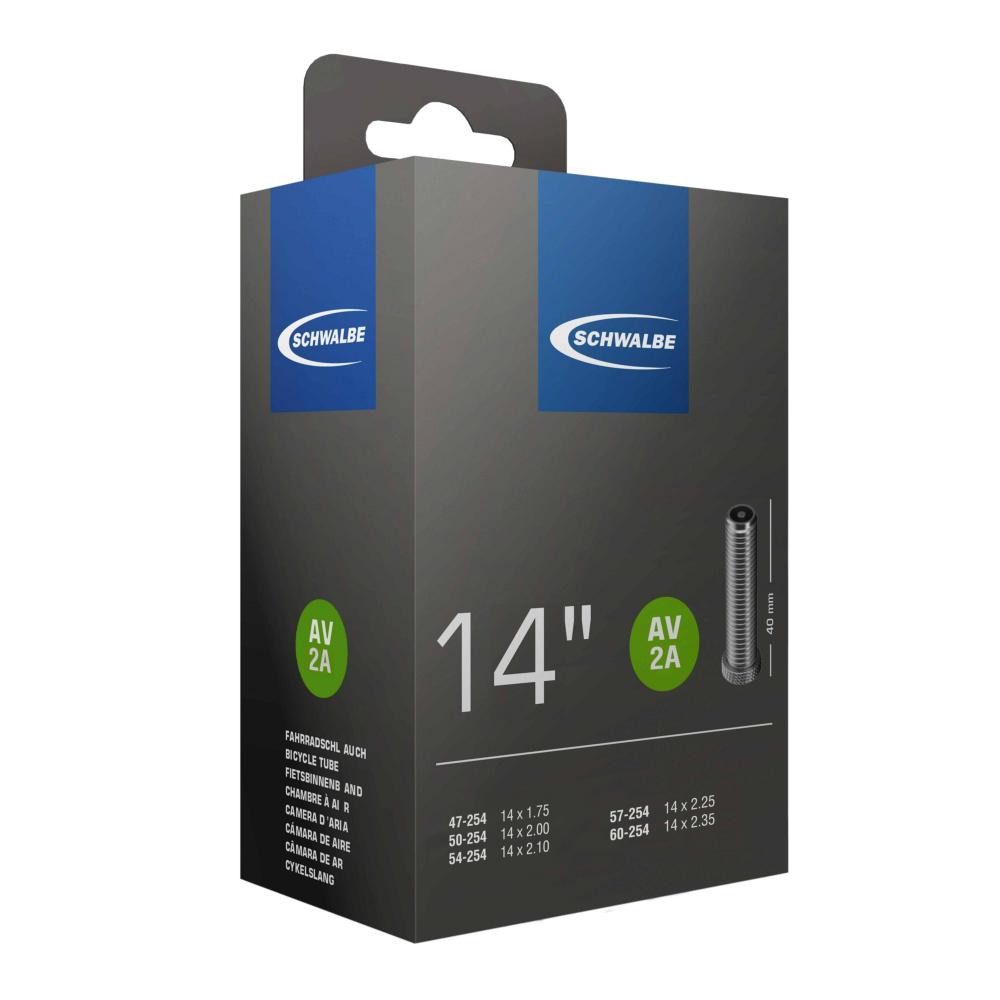 Fahrradschlauch Schwalbe SCHLAUCH AV2A 47/60-254 40mm 47 - zuverlässiger Fahrradschlau