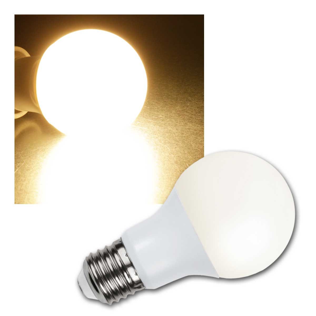 STAR TRADING LED-Leuchtmittel E27 Leuchtmittel mi Lichtsensor 8,6W 806lm warmeiß, warmweiß