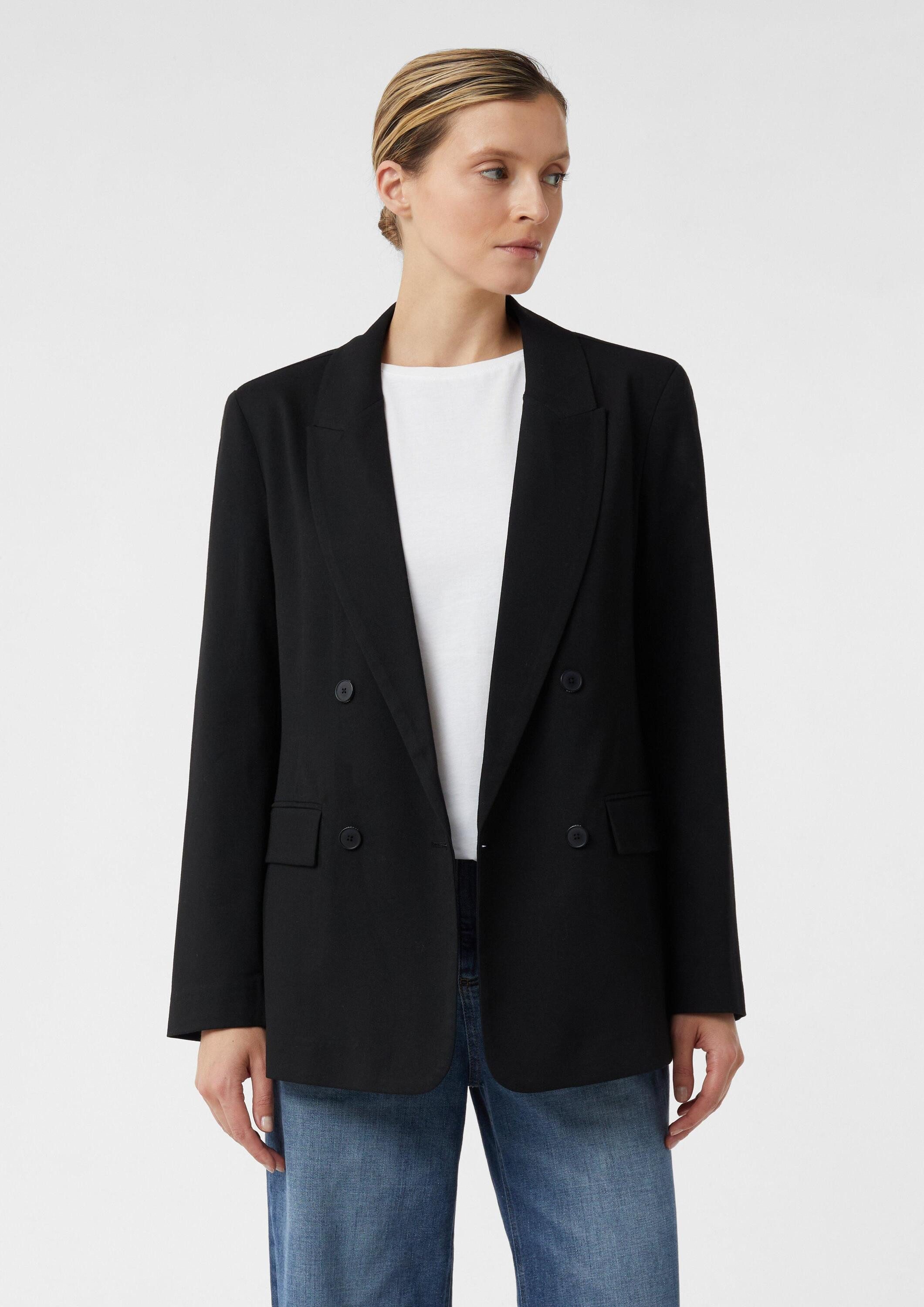 comma Jackenblazer Indoor-Blazer Doppelreihiger Oversize Blazer günstig online kaufen