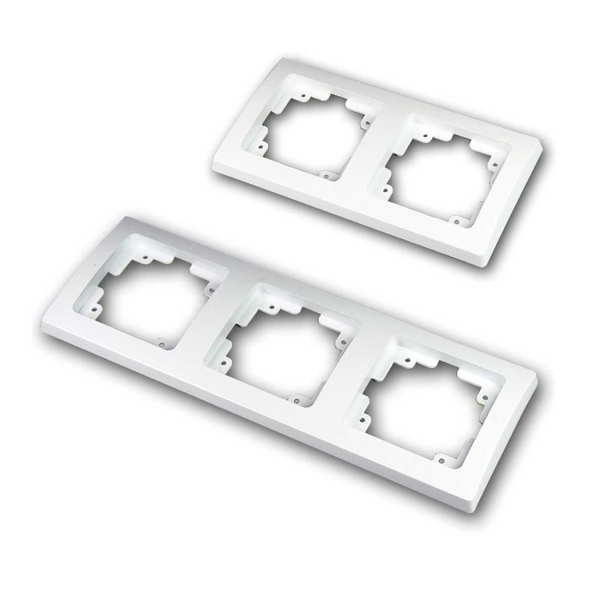 ChiliTec DELPHI Set "Flur", 14-teilig, weiß, mit Klingeltas Unterputzschalter