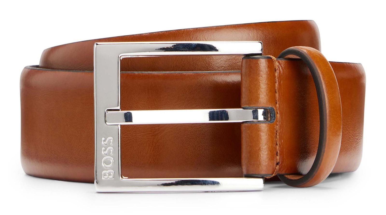BOSS Ledergürtel Elloy Sz35 Leather Belt aus echtem Rindsleder günstig online kaufen
