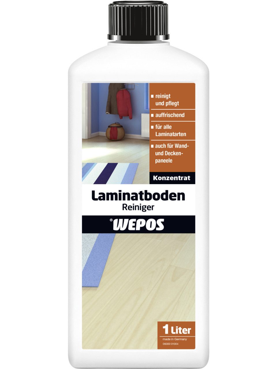 WEPOS CHEMIE GMBH Wepos Laminatbodenreiniger 1 L Vinyl- und Designbodenreiniger
