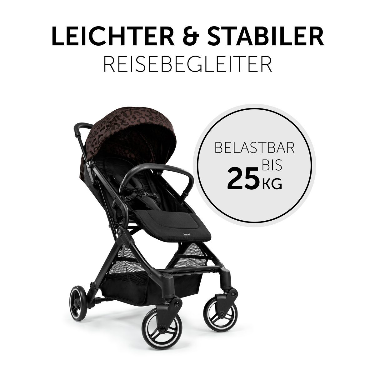 Hauck Kinder-Buggy Travel N Care, Reisebuggy, leicht; bis 25 kg belastbar