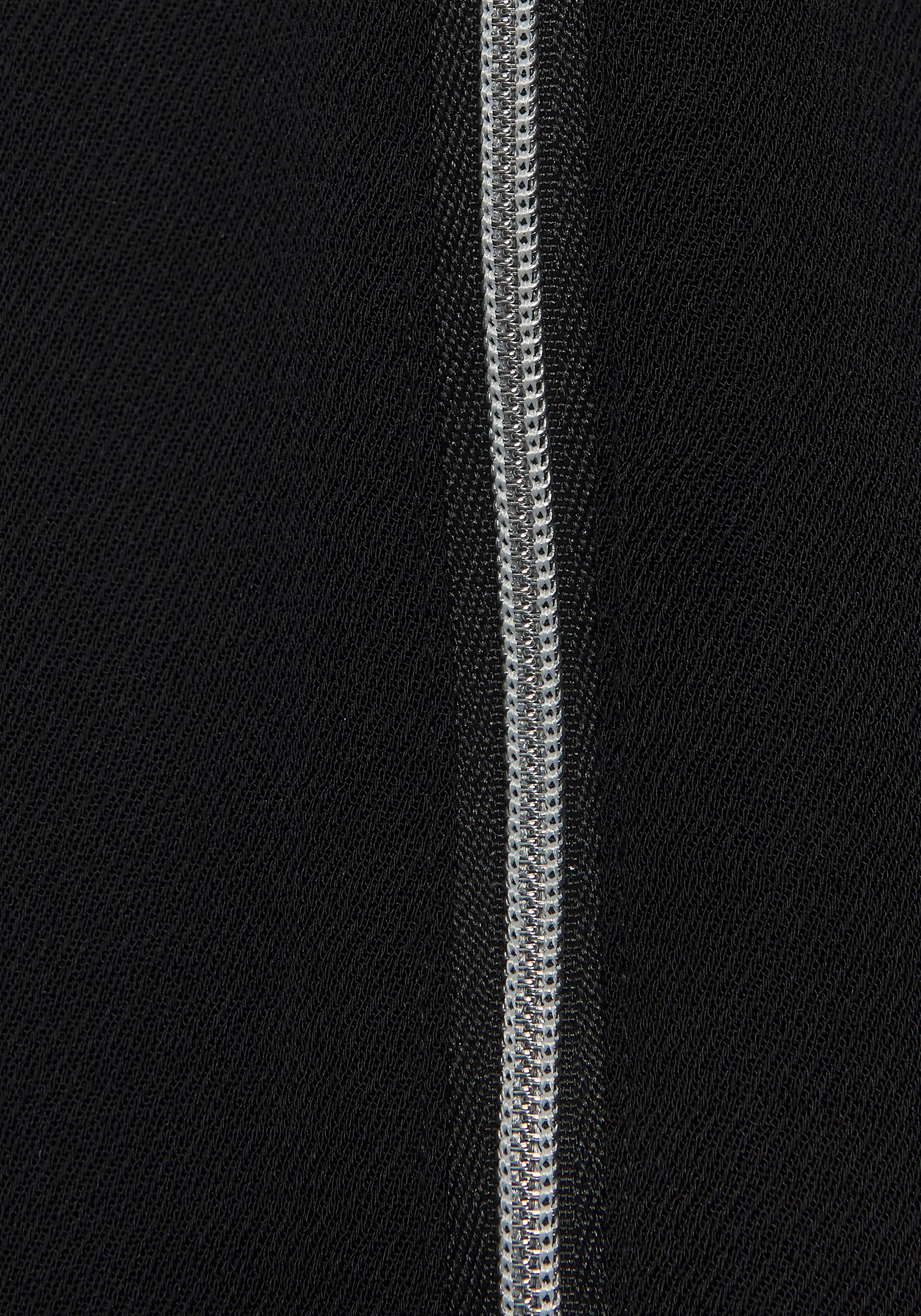 LASCANA Langarmbluse mit Reißverschlussdetail, elegante Damenbluse