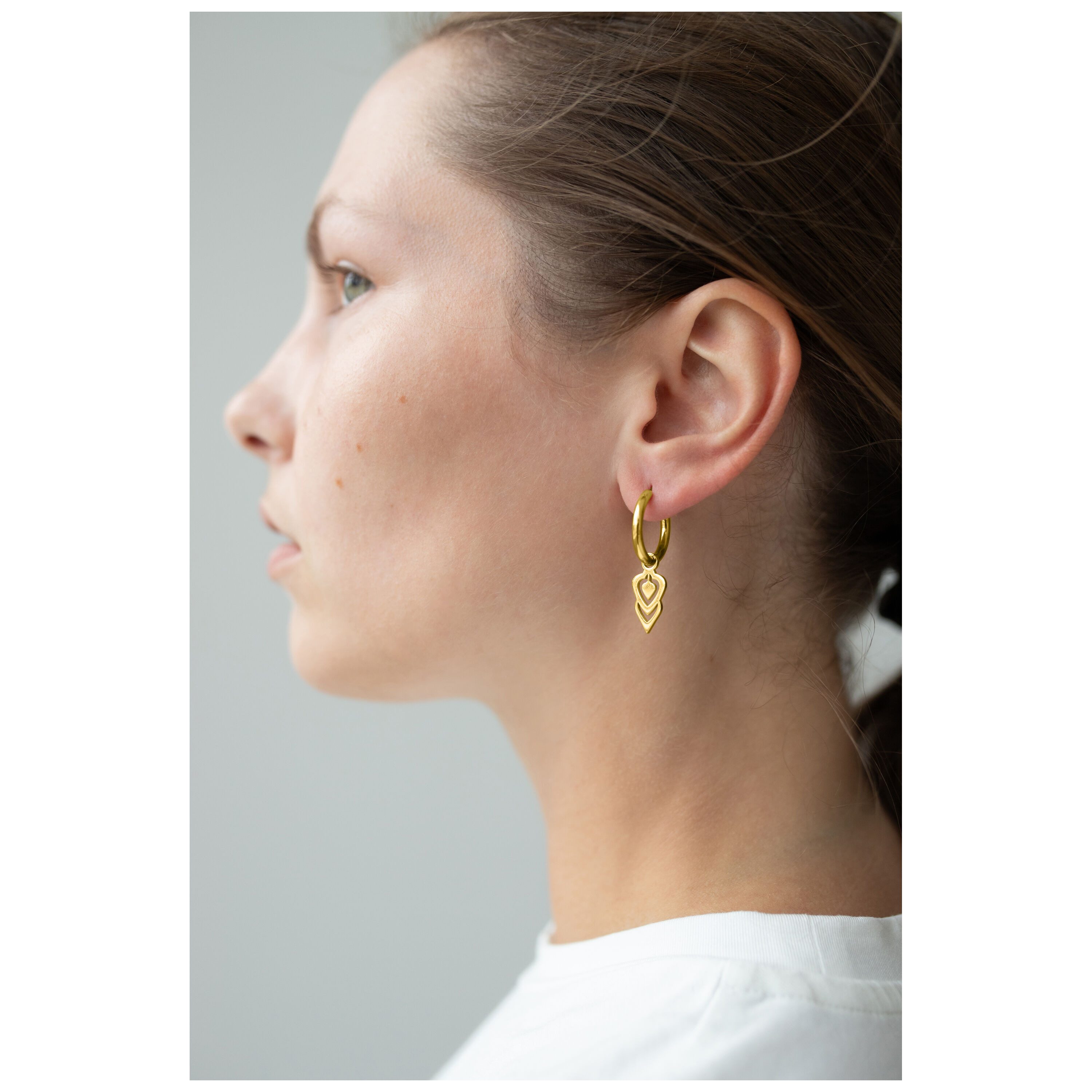 Wildcat Paar Ohrhänger Little Balisuta Hoops, Chirurgenstahl 316L - wasserfest, langlebig, hautverträglich