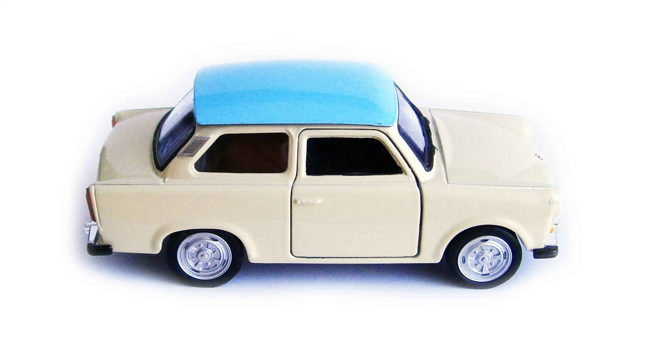 Welly Modellauto TRABANT 601 Modellauto 11,5cm Trabi Modell Auto 14 (Creme- günstig online kaufen