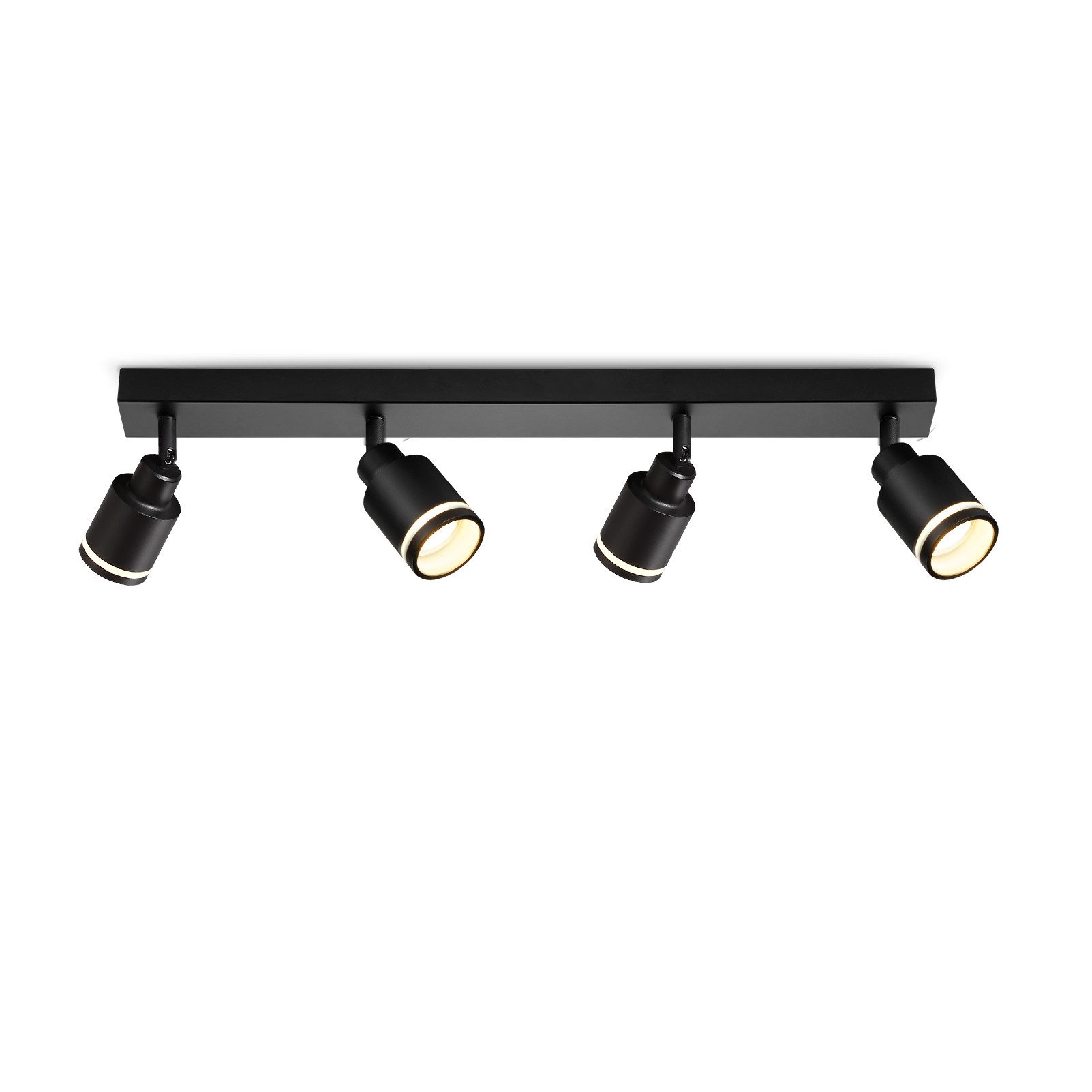 ZMH Deckenstrahler 4 Flammig Schwenkbar Deckenleuchte Küchenlampe für Büro günstig online kaufen