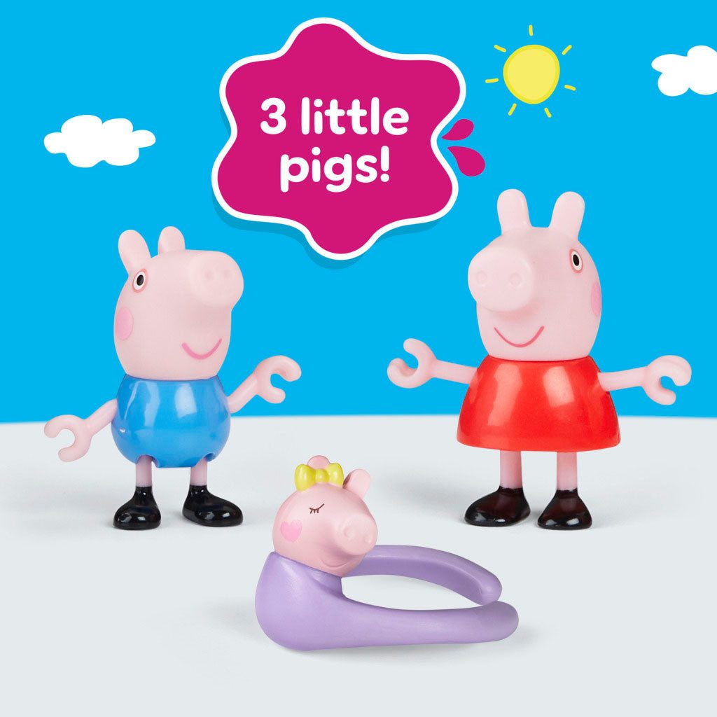 Hasbro Spielfigur Peppa Pig Peppas fünfköpfige Familie, (Set) – Bild 5 von 5