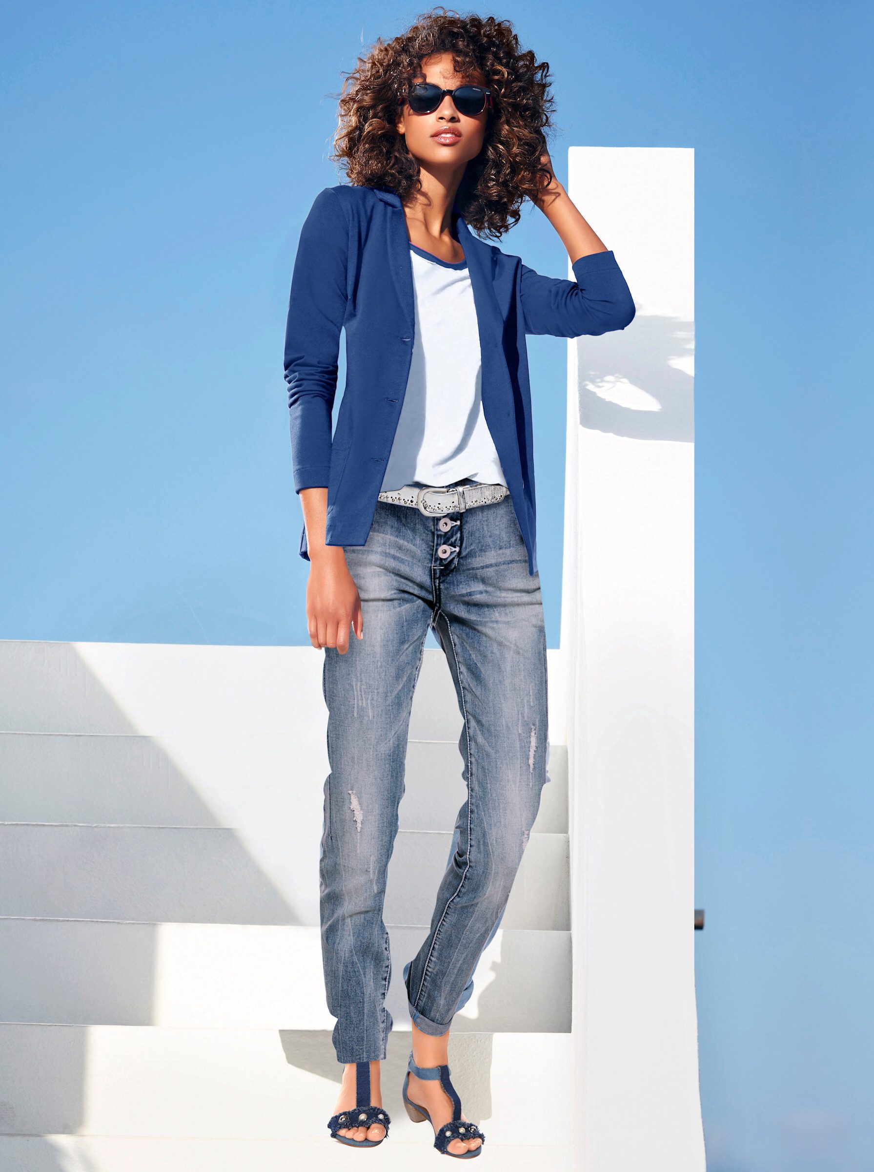 heine Blusenblazer Jersey-Blazer günstig online kaufen