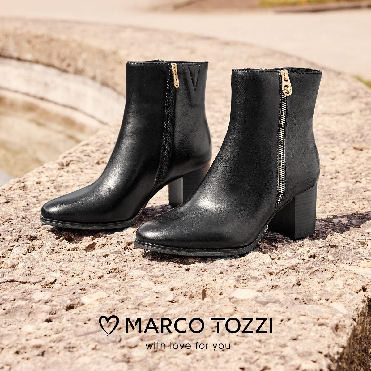 MARCO TOZZI by GMK Stiefelette, Blockabsatz, günstig online kaufen