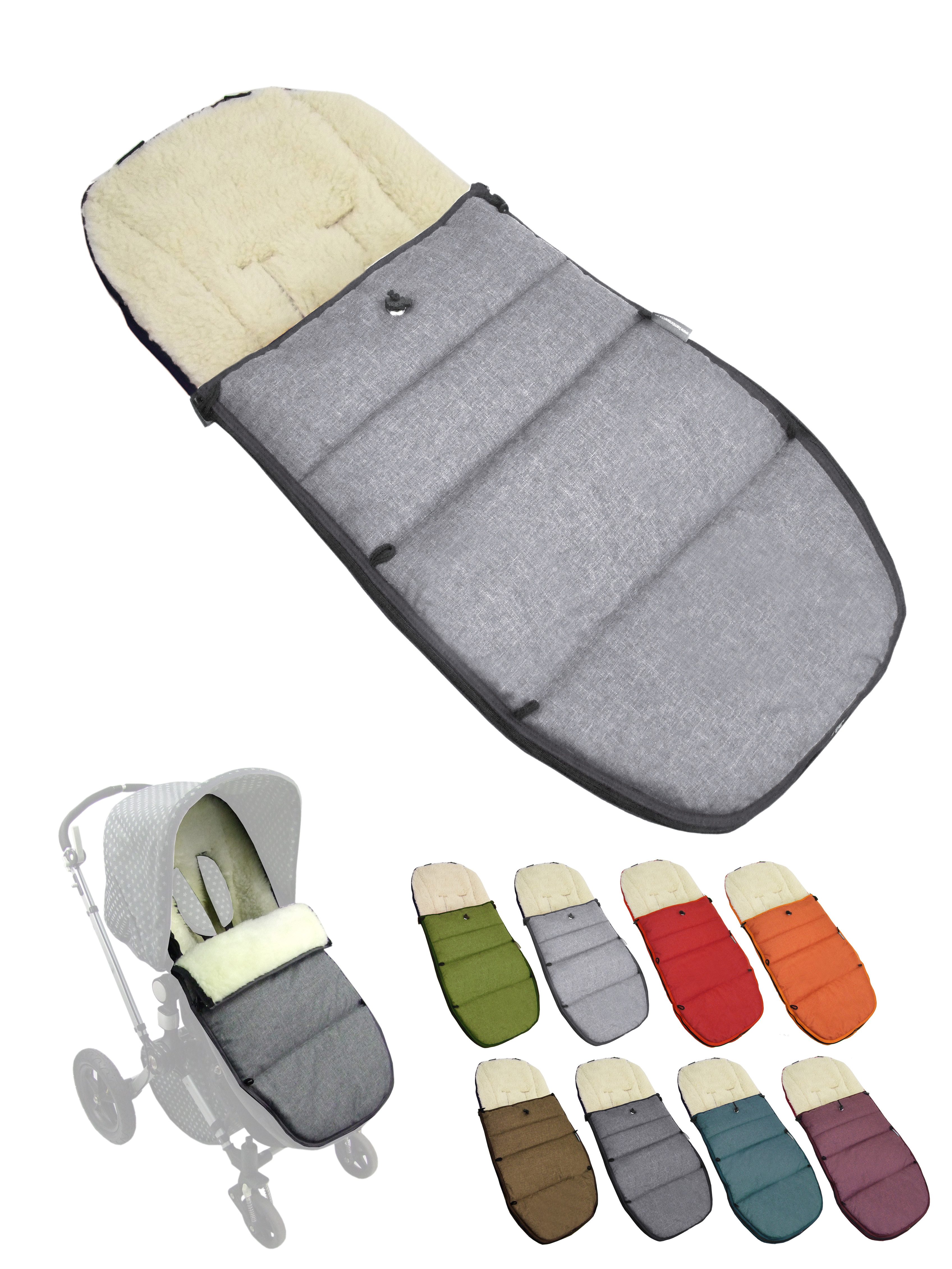 Fußsack Winterfußsack kompatibel mit Bugaboo Cameleon, mit Wolle (Mod-K)