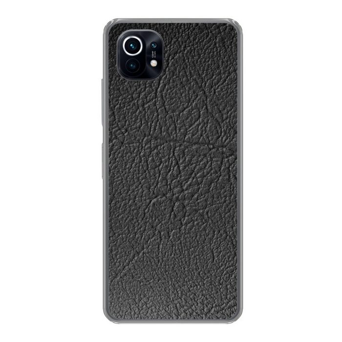 MuchoWow Handyhülle Leder - Lederoptik - Grün - Blau Phone Case Handyhülle Xiaomi Mi 11 Silikon Schutzhülle