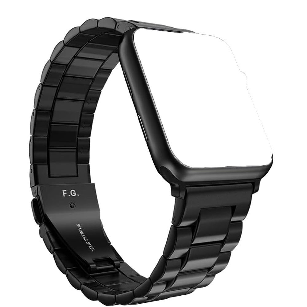 Watch Ersatzband Schwarz Uhrenarmband Für Edelstahl Metall FELIXLEO Apple Armband45/44/42mm