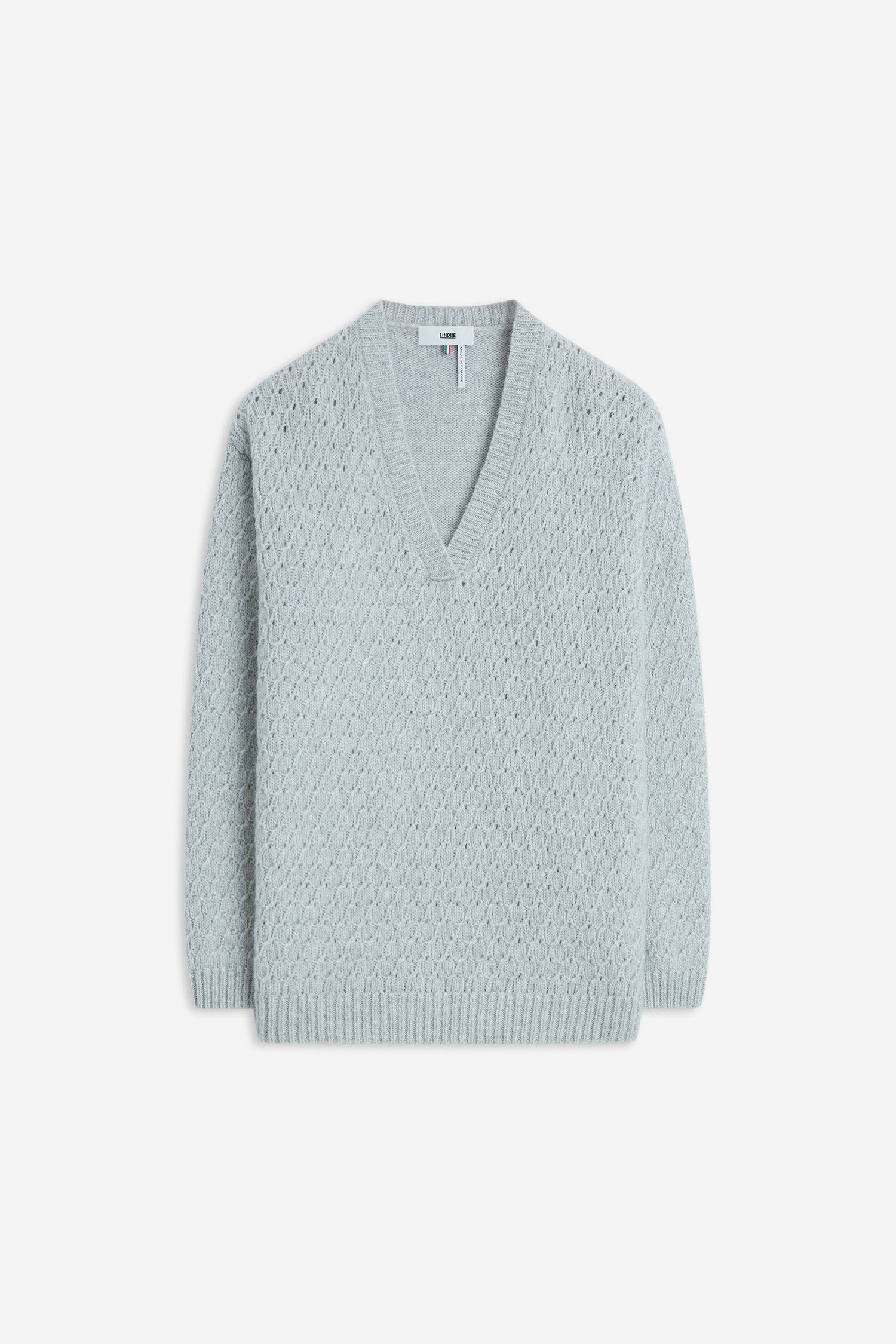 V-Ausschnitt-Pullover