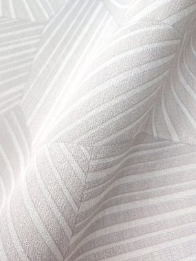 Newroom Vliestapete, Taupe Grafiktapete Grafik Leicht Glänzend - Grau Beige Glamour Modern Dreiecke Muster für Büro Diele/Flur Schlafen