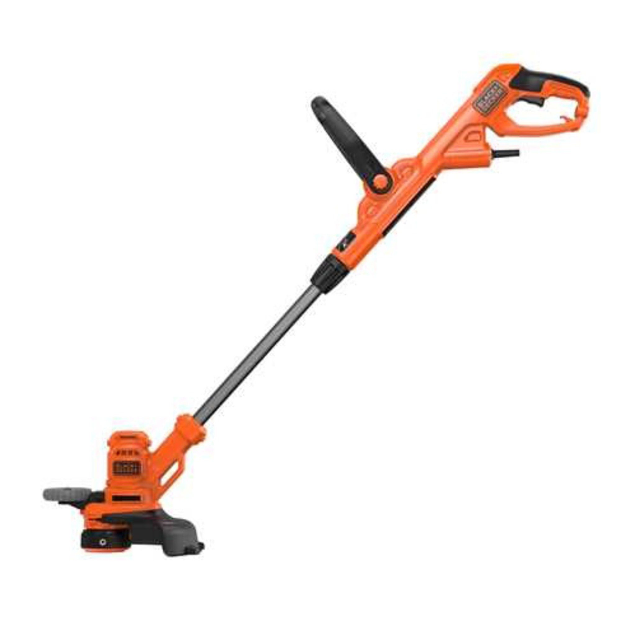 Black + Decker Elektro-Rasentrimmer BLACK+DECKER Rasentrimmer BESTA530-QS, (550 Watt)